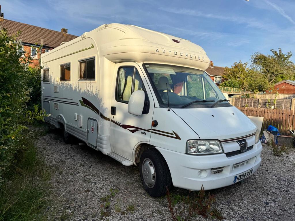 
								2004 Autocruise Starblazer 2.8L HDI Peugeot Boxer – £3850 full									
